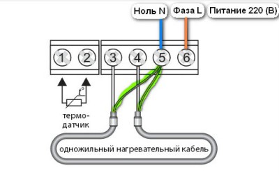 Подключение Терморегулятора - Статьи На Сайте 220 Вольт